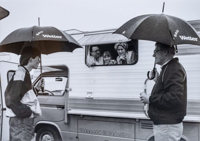 Tischer Treffen 1983 bei Sauwetter