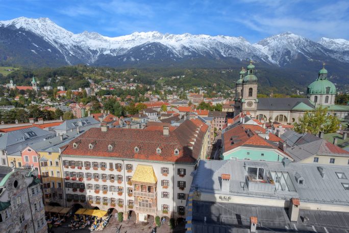 Innsbruck aerial, Austri